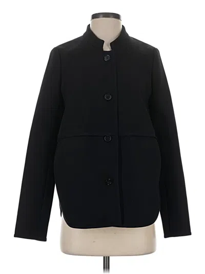 Pre-owned Jcrew Coat In Black