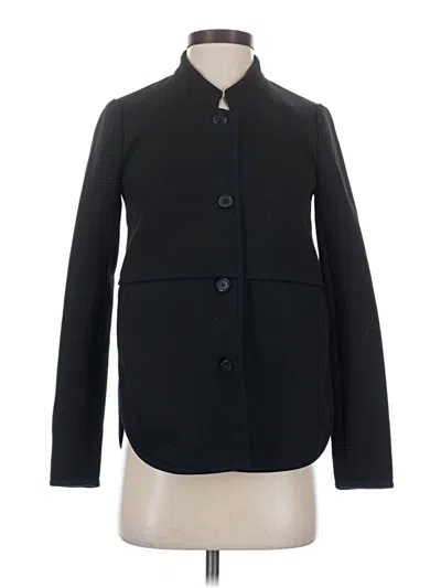 Pre-owned Jcrew Coat In Black