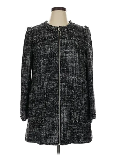 Pre-owned Jcrew Coat In Black