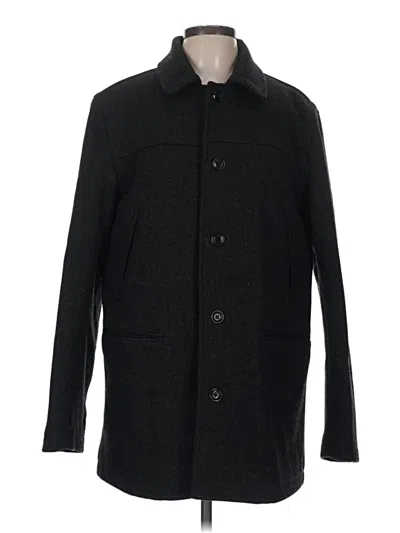 Pre-owned Jcrew Coat In Black