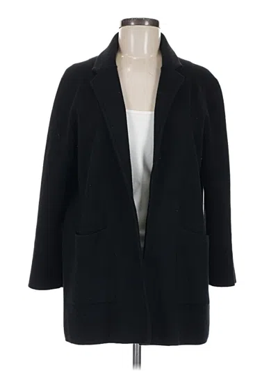 Pre-owned Jcrew Coat In Black