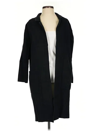 Pre-owned Jcrew Coat In Black