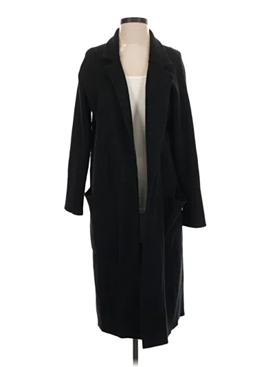 Pre-owned Jcrew Coat In Black