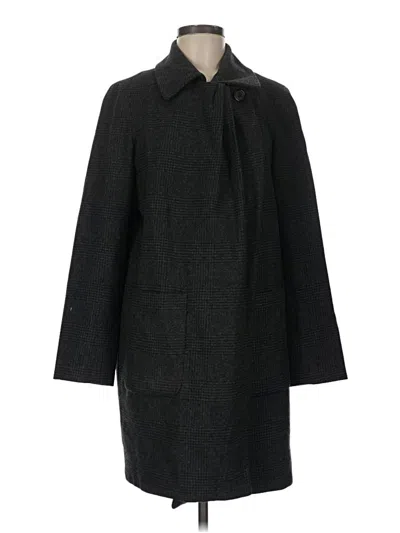 Pre-owned Jcrew Coat In Black