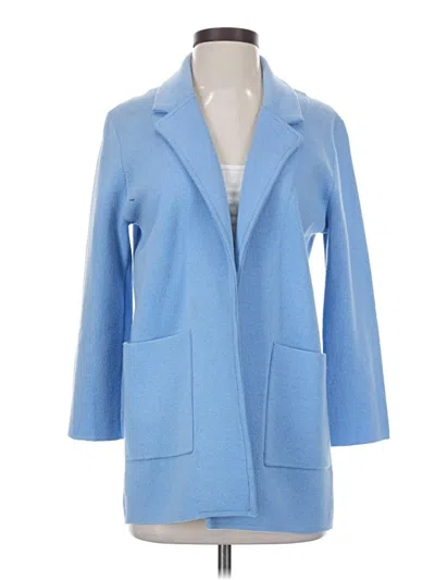 Pre-owned Jcrew Coat In Blue