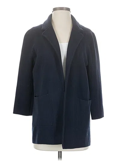 Pre-owned Jcrew Coat In Blue