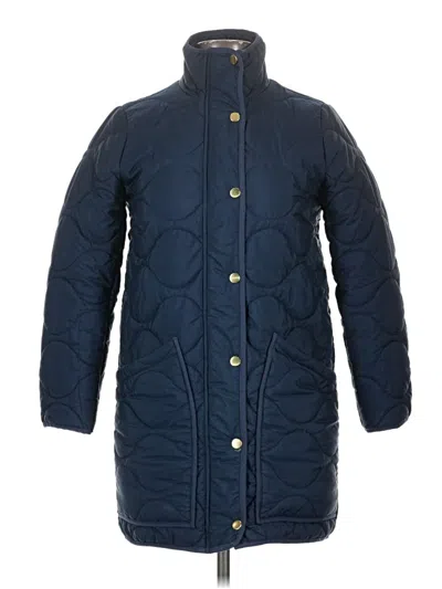 Pre-owned Jcrew Coat In Blue