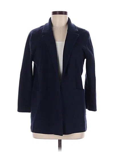 Pre-owned Jcrew Coat In Blue