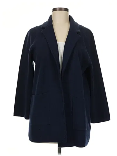 Pre-owned Jcrew Coat In Blue