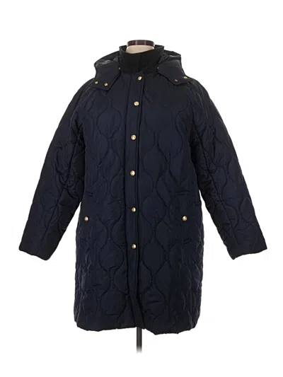 Pre-owned Jcrew Coat In Blue