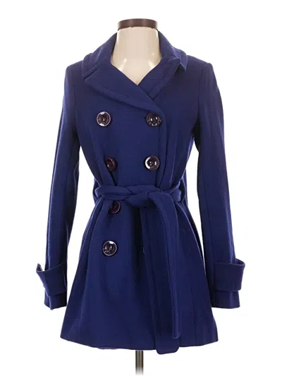 Pre-owned Jcrew Coat In Blue