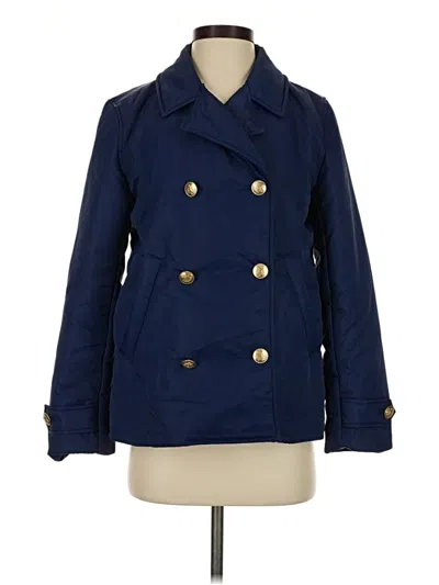Pre-owned Jcrew Coat In Blue