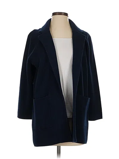 Pre-owned Jcrew Coat In Blue