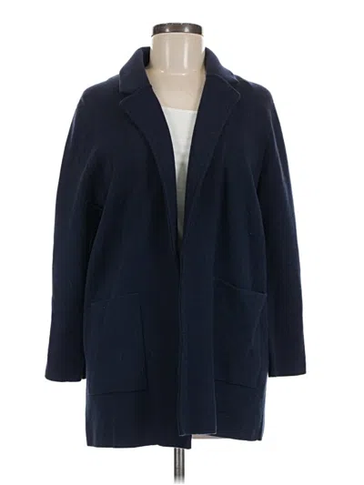 Pre-owned Jcrew Coat In Blue