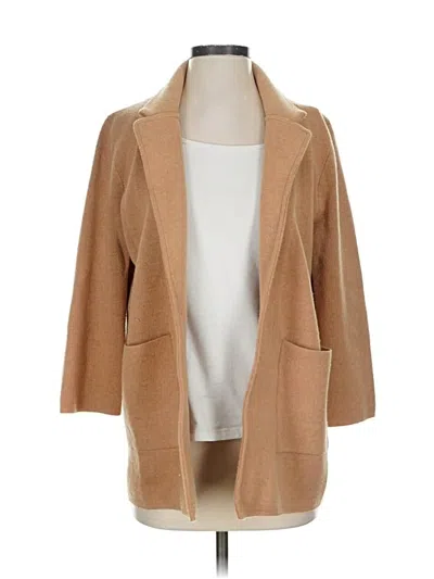 Pre-owned Jcrew Coat In Brown