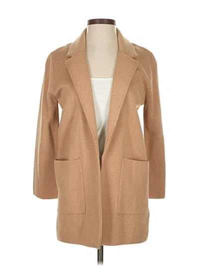 Pre-owned Jcrew Coat In Brown