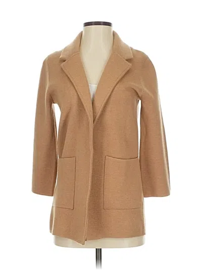 Pre-owned Jcrew Coat In Brown