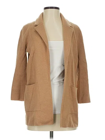 Pre-owned Jcrew Coat In Brown