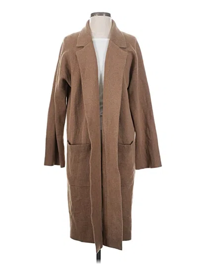 Pre-owned Jcrew Coat In Brown