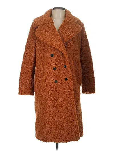 Pre-owned Jcrew Coat In Brown