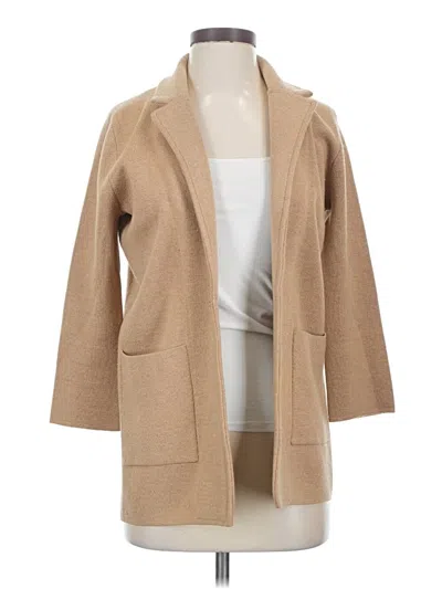 Pre-owned Jcrew Coat In Brown