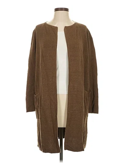 Pre-owned Jcrew Coat In Brown