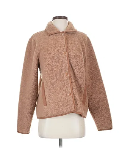Pre-owned Jcrew Coat In Brown
