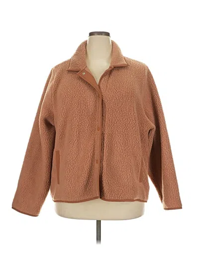 Pre-owned Jcrew Coat In Brown
