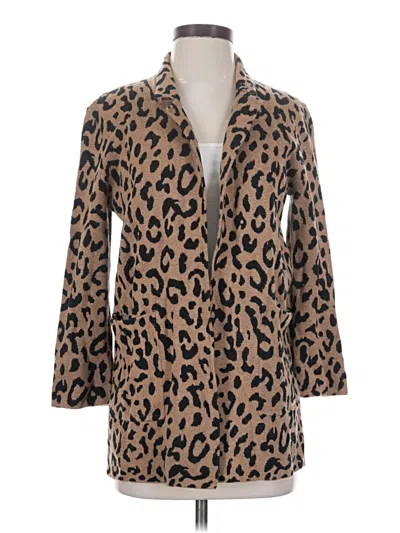 Pre-owned Jcrew Coat In Brown