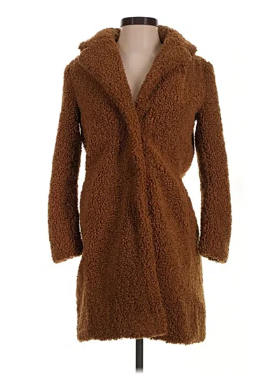 Pre-owned Jcrew Coat In Brown