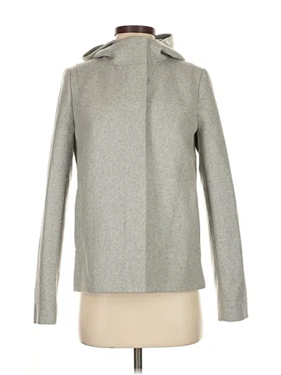 Pre-owned Jcrew Coat In Gray