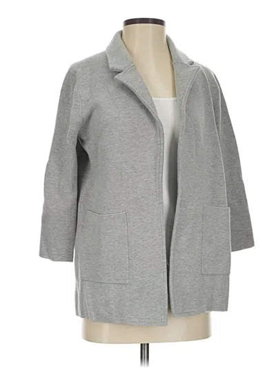 Pre-owned Jcrew Coat In Gray