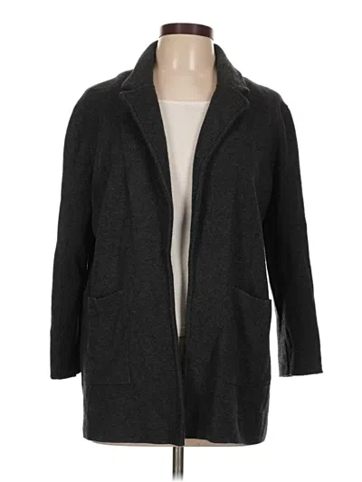 Pre-owned Jcrew Coat In Gray