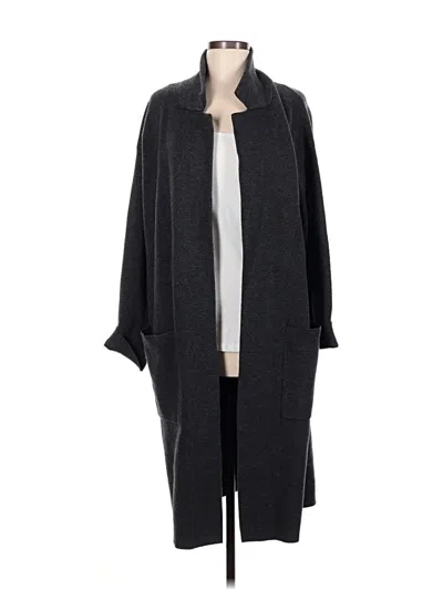Pre-owned Jcrew Coat In Gray
