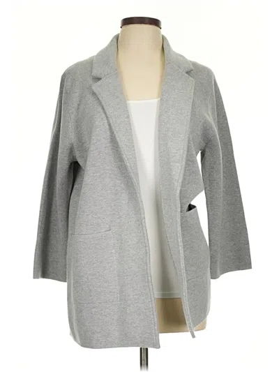 Pre-owned Jcrew Coat In Gray