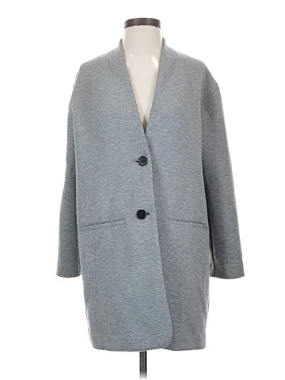 Pre-owned Jcrew Coat In Gray