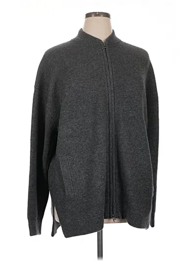 Pre-owned Jcrew Coat In Gray