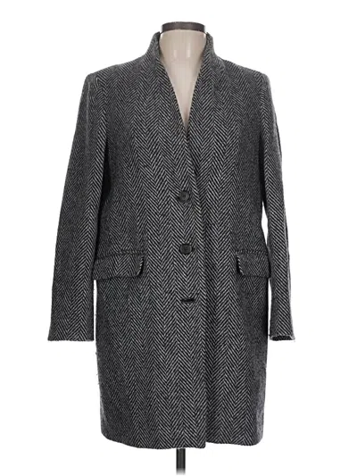 Pre-owned Jcrew Coat In Gray