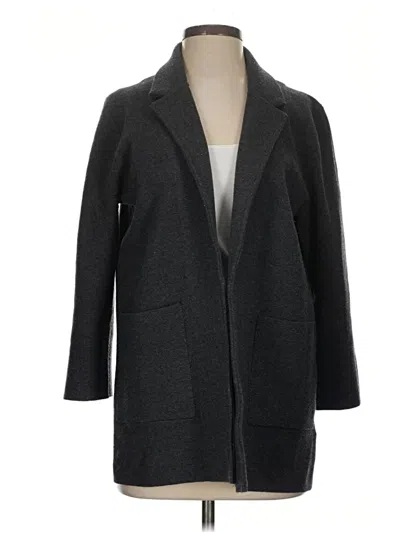 Pre-owned Jcrew Coat In Gray