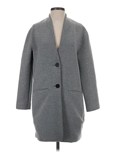 Pre-owned Jcrew Coat In Gray