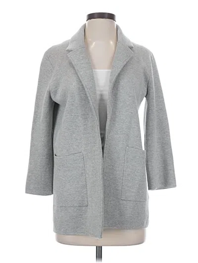 Pre-owned Jcrew Coat In Gray