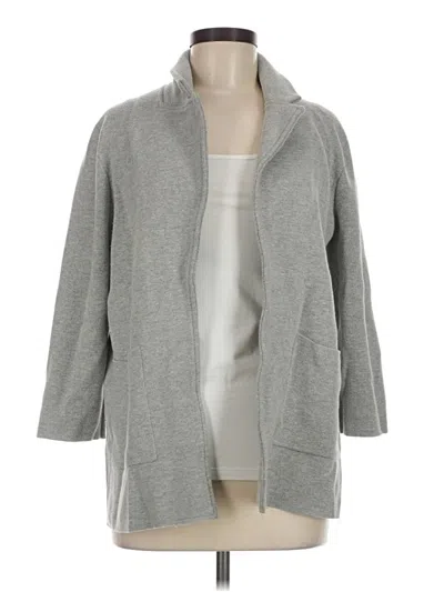 Pre-owned Jcrew Coat In Gray