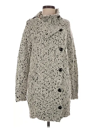 Pre-owned Jcrew Coat In Gray