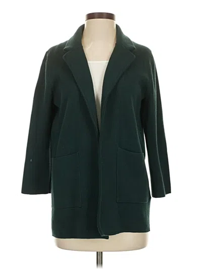 Pre-owned Jcrew Coat In Green