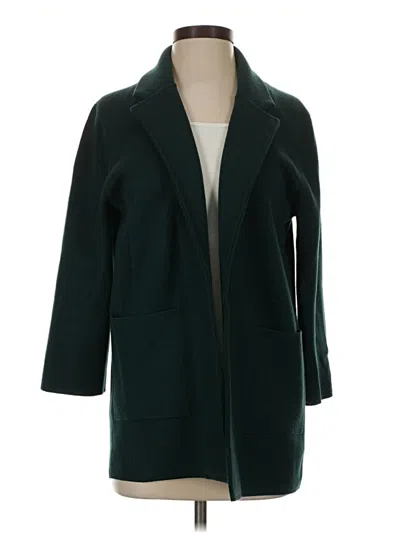 Pre-owned Jcrew Coat In Green