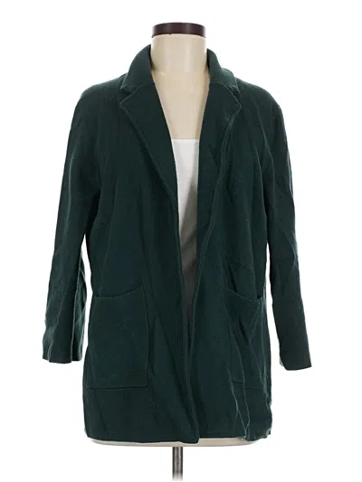 Pre-owned Jcrew Coat In Green