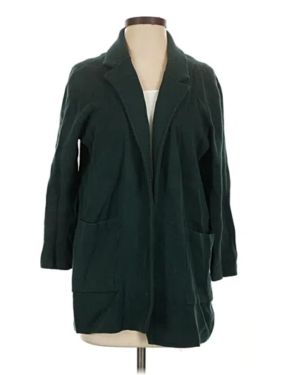 Pre-owned Jcrew Coat In Green