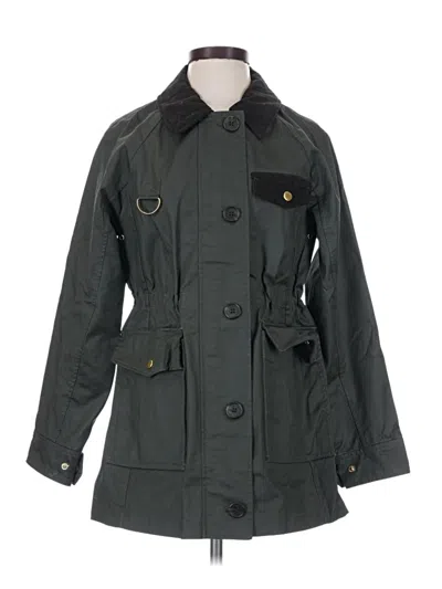 Pre-owned Jcrew Coat In Green