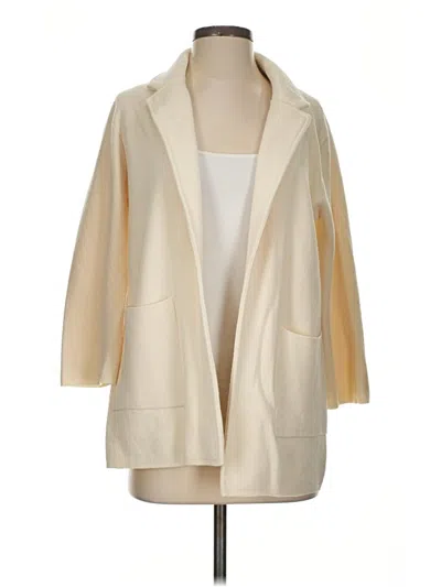 Pre-owned Jcrew Coat In Ivory