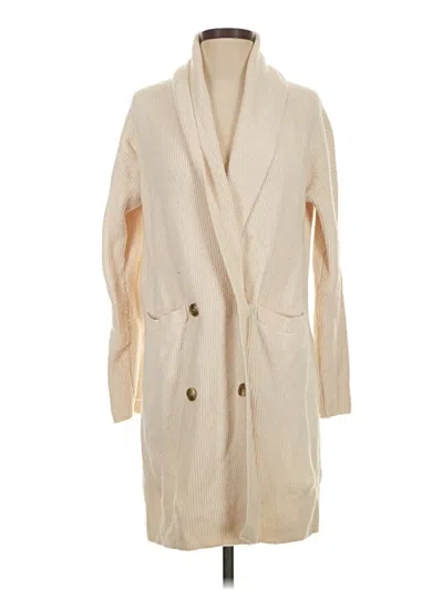Pre-owned Jcrew Coat In Ivory